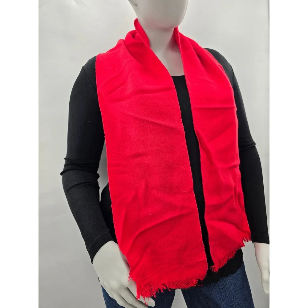 Red Y2K Scarves Resort Whimsy Goth Cottage Fairy Wraps Cozy Chic Scarf OS